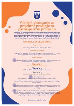 Začelo se je glasovanje za predloge za participativni proračun 1